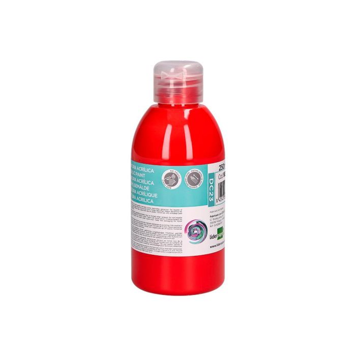 Pintura Acrilica Liderpapel Bote De 250 mL Rojo 1