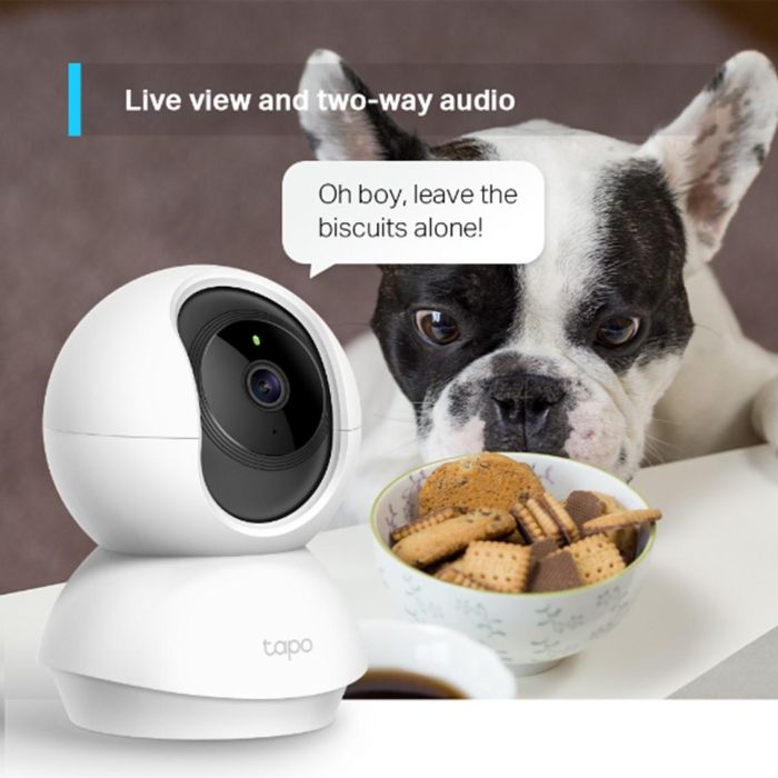 TP-Link Tapo TC70 cámara de vigilancia Esférico Cámara de seguridad IP Interior Techo/pared 2 TP-Link Tapo TC70 cámara de vigilancia Esférico Cámara de seguridad IP Interior Techo/pared 2