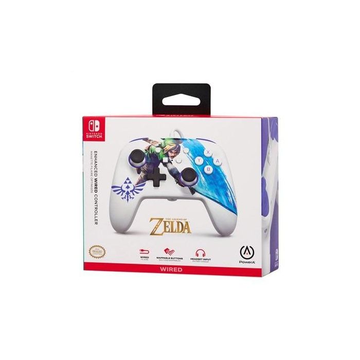 Power A 1526548-01 Mando con Cable Mejorado para Nintendo Switch - Diseño Legend of Zelda Master Sword Attack 10 Power A 1526548-01 Mando con Cable Mejorado para Nintendo Switch - Diseño Legend of Zelda Master Sword Attack 10