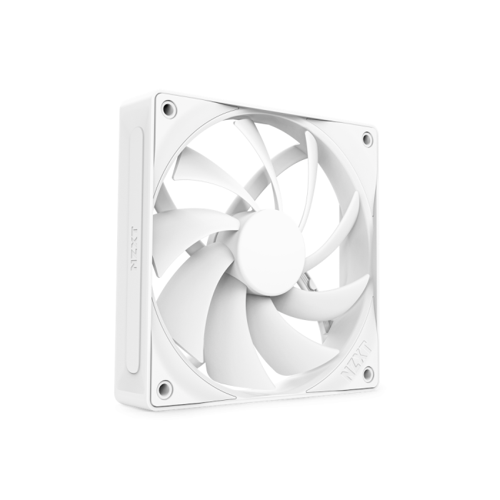 NZXT RF-Q12SF-W2 Ventilador para Ordenador de 12 cm, Rodamiento Dinámico Fluido, 1700 RPM, Blanco