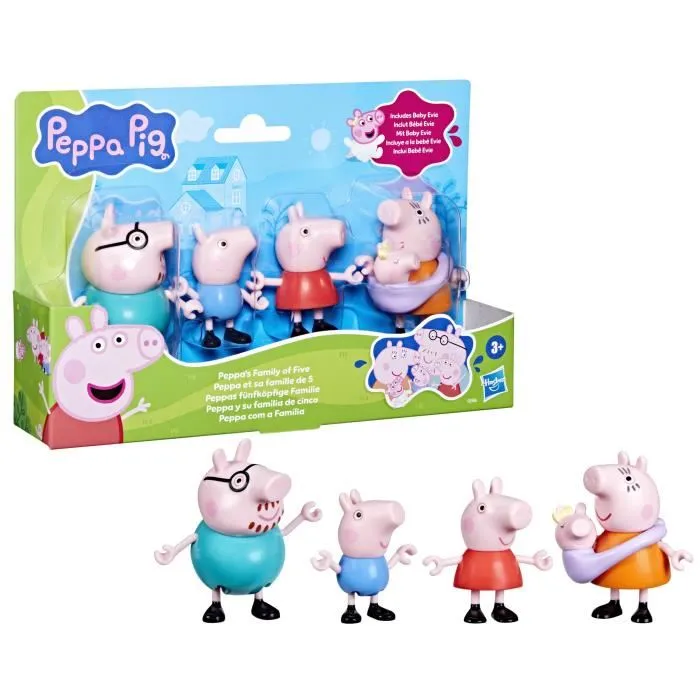 Peppa Pig Figuras Peppa Pig y su Familia 5 Personajes - Modelos Surtidos 3