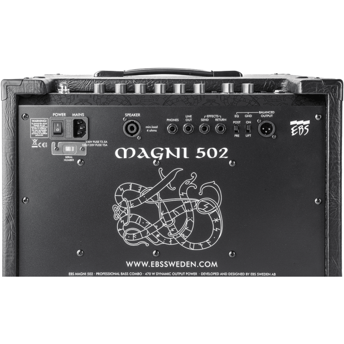 Amplificador Bajo Combo Magni 502 1 X 15" Tweeter - 500W (2 Ohms) 6