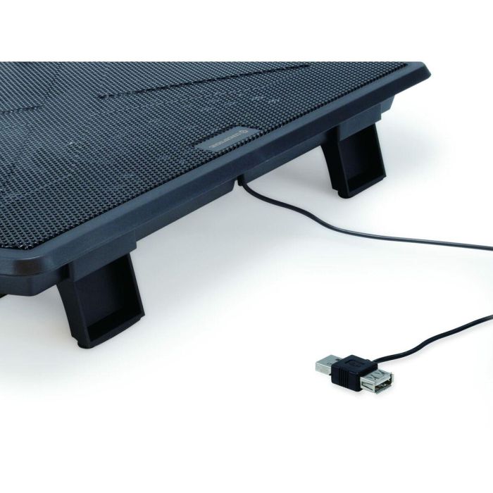 Conceptronic Thana05B Soporte Base Refrigeración para Portátiles hasta 15.6", Ventilador Azul, Negro 1