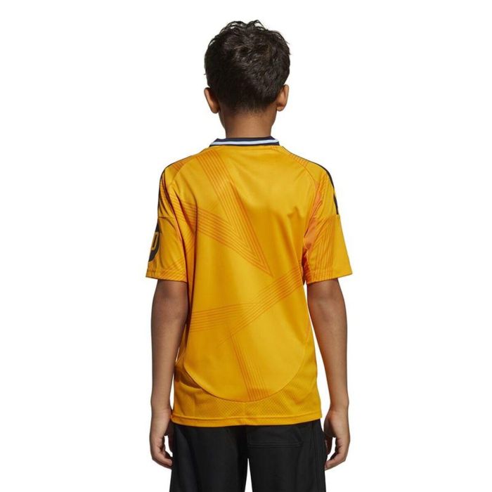 Camiseta de Fútbol de Manga Corta para Niños Adidas Real A Jsy Naranja L