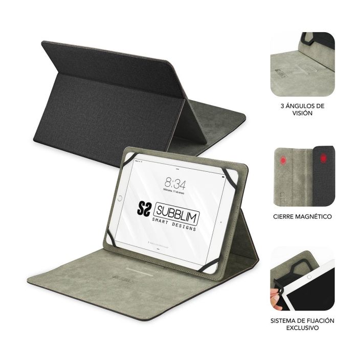 Subblim Universal Clever Stand Tablet Case 9.6" - 11" Black SUB-CUT-1CT001 1