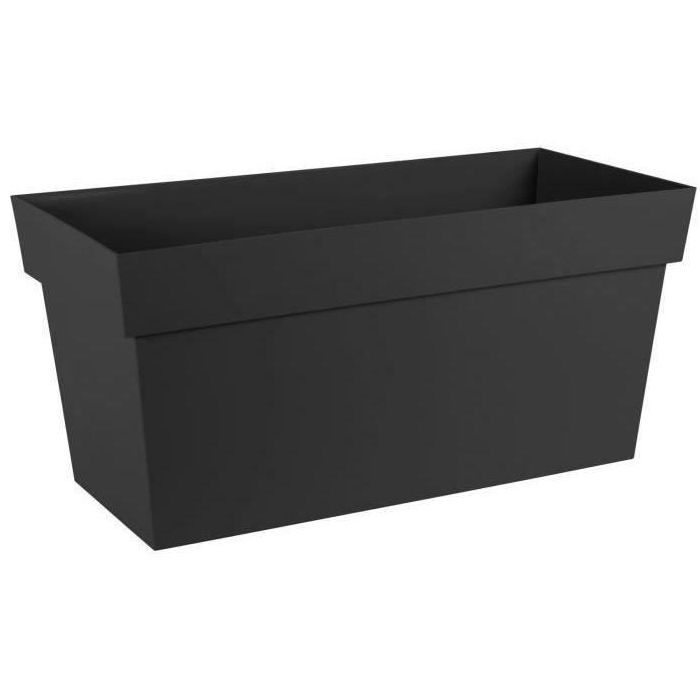EDA Pared con ruedas Tuscany - 79 x 35 x H 39 cm - 74 L - Negro EDA Pared con ruedas Tuscany - 79 x 35 x H 39 cm - 74 L - Negro