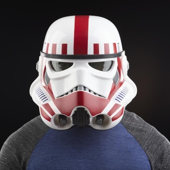 Casco electrónico premium de soldado de choque imperial, artículo de cosplay, a partir de 14 años, Star Wars The Black Series 3 Casco electrónico premium de soldado de choque imperial, artículo de cosplay, a partir de 14 años, Star Wars The Black Series 3