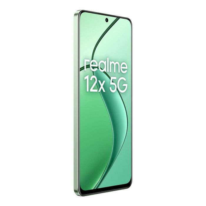 Realme 12X 5G Smartphone 6GB RAM 128GB Almacenamiento 6.6" 120Hz 50MP Dimensity 6100+ 5000mAh Verde Pluma 7 Realme 12X 5G Smartphone 6GB RAM 128GB Almacenamiento 6.6" 120Hz 50MP Dimensity 6100+ 5000mAh Verde Pluma 7