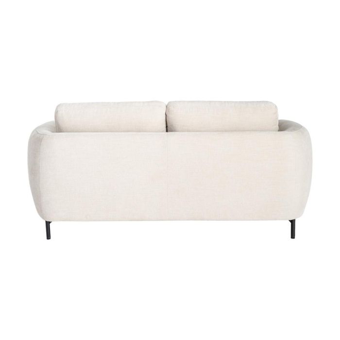 Sofá 2 Plazas Crema Tejido-Metal 189 X 92 X 88 cm