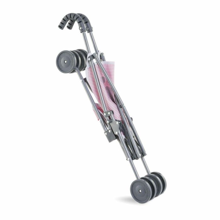 Corolle Cochecito de caña rosa para muñecos de 30, 36 y 42cm - A partir de 3 años 5