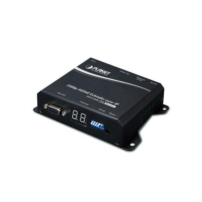 Planet IHD-210 Extensor Receptor HDMI sobre IP con PoE Full HD 1080p para Distribución de Video por Red LAN con Extensión IR y RS232 Planet IHD-210 Extensor Receptor HDMI sobre IP con PoE Full HD 1080p para Distribución de Video por Red LAN con Extensión IR y RS232