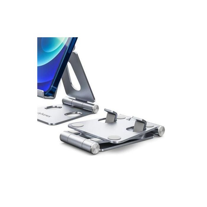 Aisens Soporte de Sobremesa Ajustable para Móvil y Tablet, Aleación de Aluminio, Plegable, Antideslizante 2 Aisens Soporte de Sobremesa Ajustable para Móvil y Tablet, Aleación de Aluminio, Plegable, Antideslizante 2
