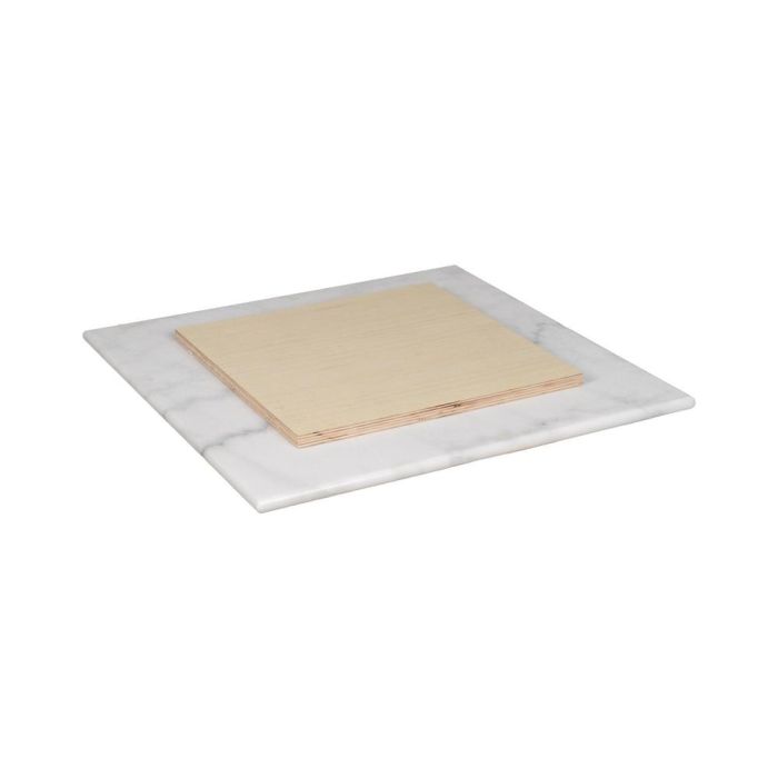 Tablero Mesa Cuadrado Blanco Mármol 60 X 60 X 1,80 cm