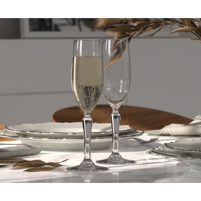 Royal Leerdam Set 6 Copas de Champagne Gótica 21 cl ø4.8 x 22.5 cm 2