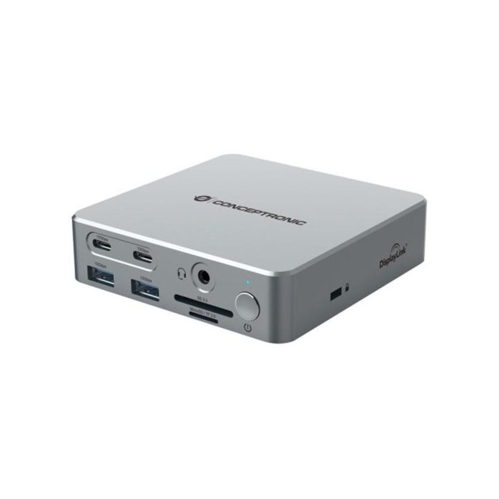 Conceptronic DONN25G Docking Station 15 En 1 USB 3.2 Gen 2 Type-C Ethernet 2 Puertos HDMI 0 Conceptronic DONN25G Docking Station 15 En 1 USB 3.2 Gen 2 Type-C Ethernet 2 Puertos HDMI 0