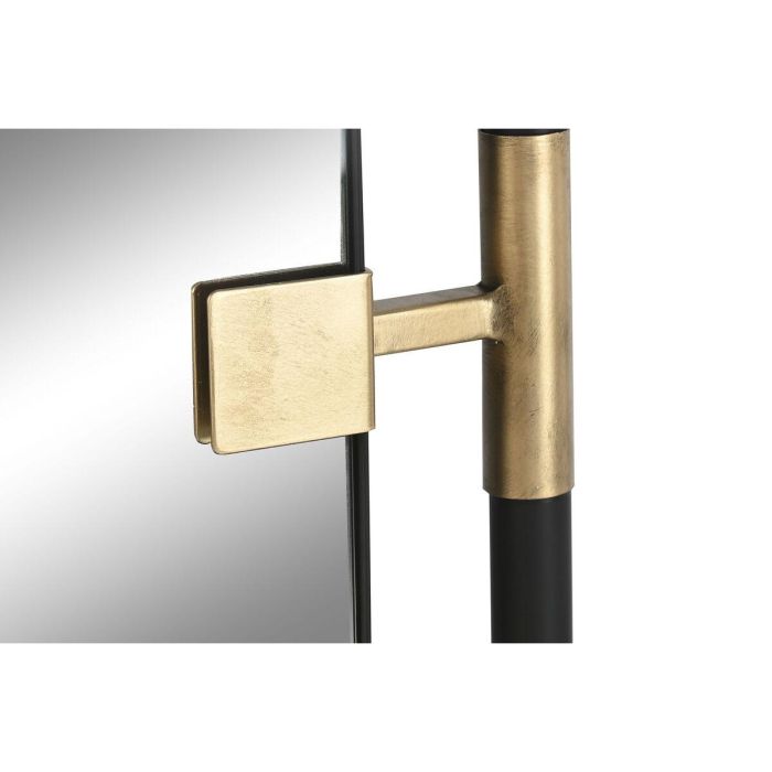 DKD Home Decor Espejo Moderno Negro Dorado de Hierro y Cristal, 192x86 cm, para Pared, con Zona de Reflejo 69x181 cm 3 DKD Home Decor Espejo Moderno Negro Dorado de Hierro y Cristal, 192x86 cm, para Pared, con Zona de Reflejo 69x181 cm 3