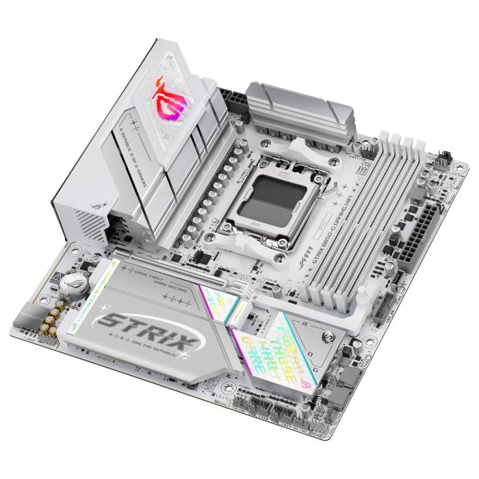 ASUS ROG STRIX B850-G GAMING WiFi Placa Base para PC, Chipset AMD B850, DDR5-SDRAM, Micro ATX 4