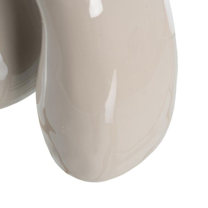 Lámpara Mesa Beige Cerámica Iluminación 35 X 20 X 45 cm