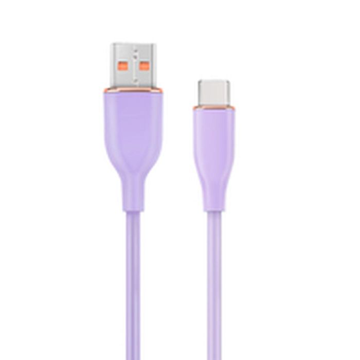 Gembird CC-USB2S-AMCM-1.5M-P Cable USB 2.0 de 1.5 m, USB A a USB C, Color Púrpura 3
