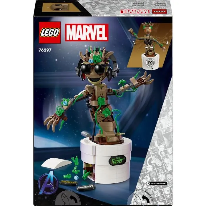 Lego 76297 El Baile de Baby Groot Juguete Animado para Construir de Marvel para Niños 5