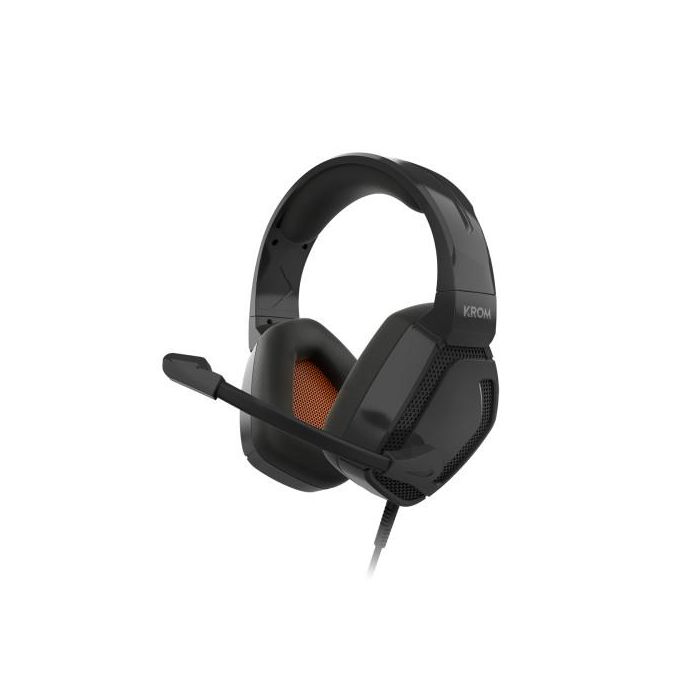 Krom Auriculares Gaming Kopa Pro NXKROMKOPAPRO con Micrófono Jack 3.5mm Negros Compatibles PC PS4 PS5 Switch Smartphones Tablets 5