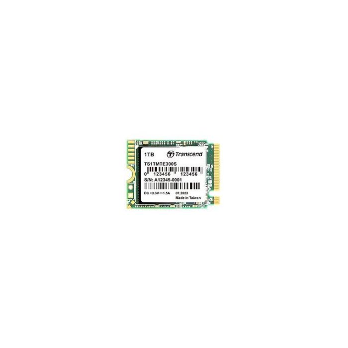 Transcend MTE300S 1TB M.2 2230 PCIe Gen3x4 NVMe SSD 3D TLC, 2000 MB/s Lectura para PC/Portátil