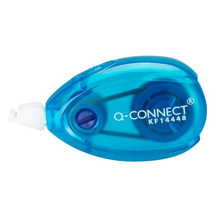 Corrector Q-Connect Cinta Blanco 5 mm X 6 Mt Blister 2 Unidades Azul Y Naranja 12 unidades 5