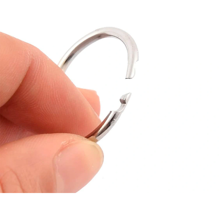 Liderpapel Anilla Bisagra Niquelada Metálica Diámetro 20 mm Caja 20 Unidades 7