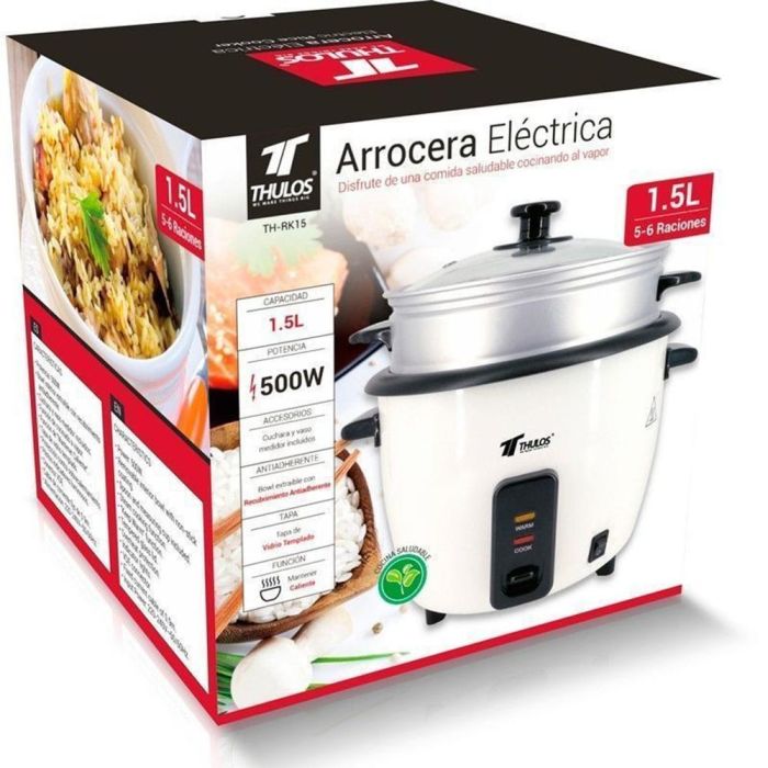 Arrocera Electrica Thulos Th - Rk15 500 W 1.5 L 1 Arrocera Electrica Thulos Th - Rk15 500 W 1.5 L 1