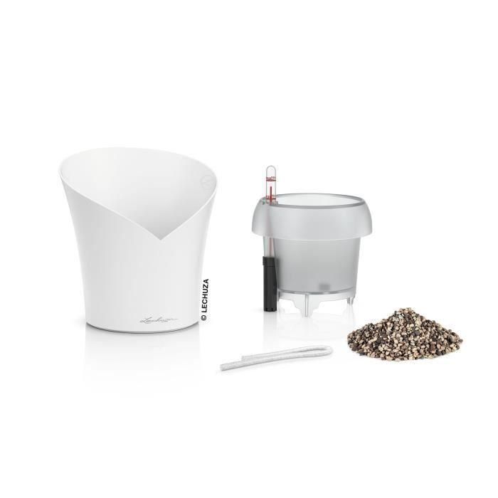 Maceta LECHUZA ORCHIDEA ALL-IN-ONE Blanco mate 1