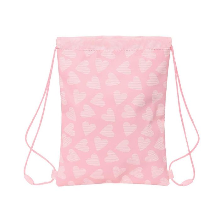 Bolsa Mochila con Cuerdas Safta Love Rosa (26 x 34 x 1 cm) 1