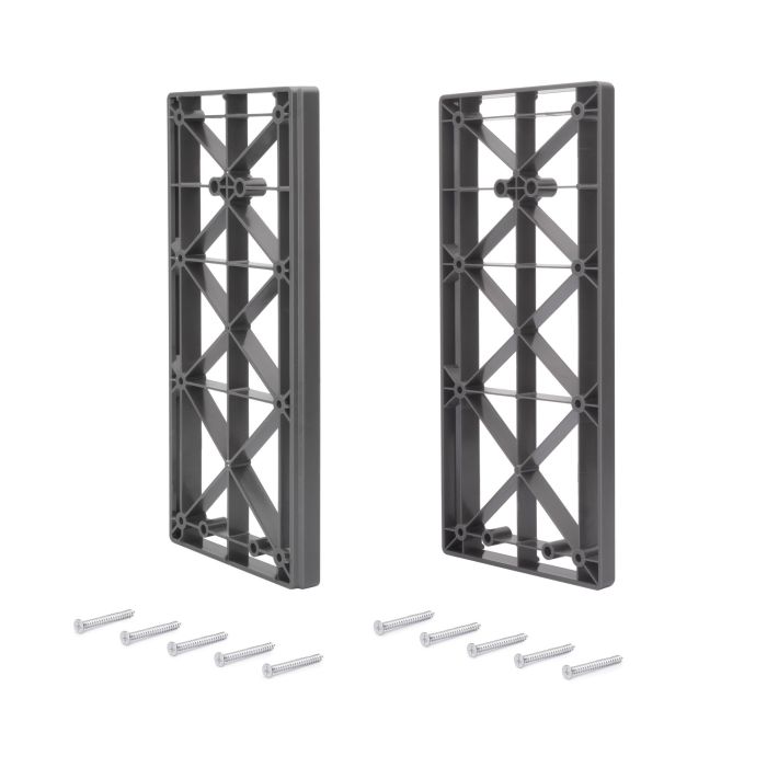 Emuca Suplemento lateral para colgador abatible para armario Sway, Plástico, Titanio