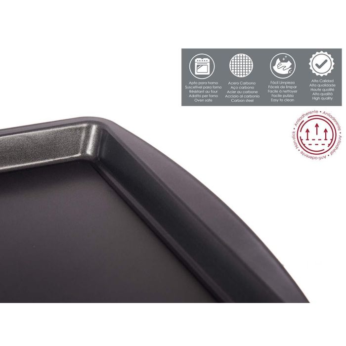 Bandeja Rectangular Metal 48Cm Kinvara (24 Unidades) 3 Bandeja Rectangular Metal 48Cm Kinvara (24 Unidades) 3