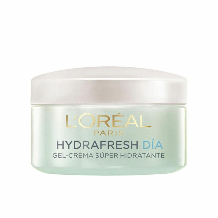 L'Oréal Paris HYDRAFRESH Gel-Crema Día Piel Mixta 50 ml Tratamiento Facial Hidratante Refrescante