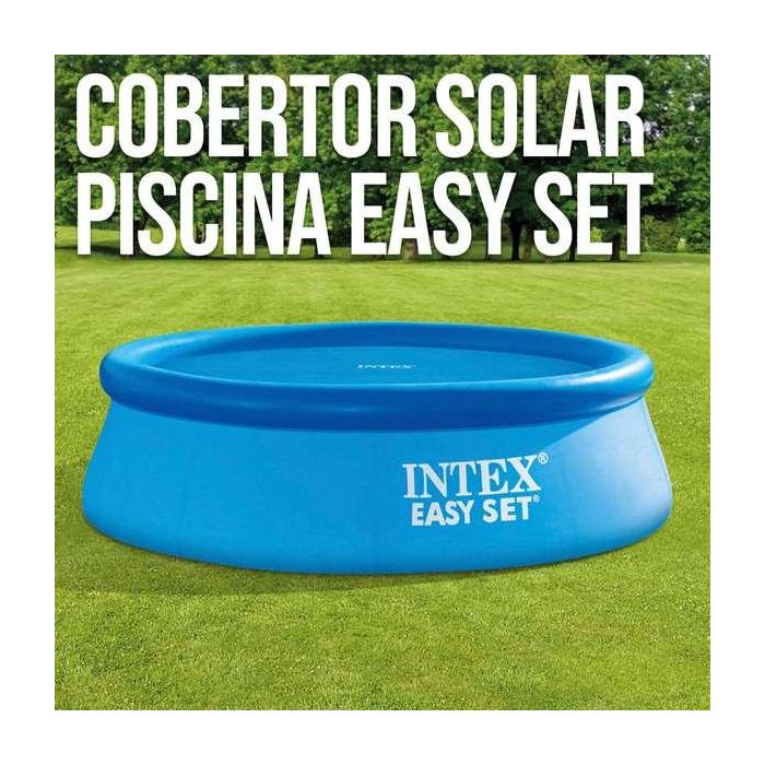 Intex Cobertor Solar Piscina Easy Set Diámetro 244 cm PVC 1
