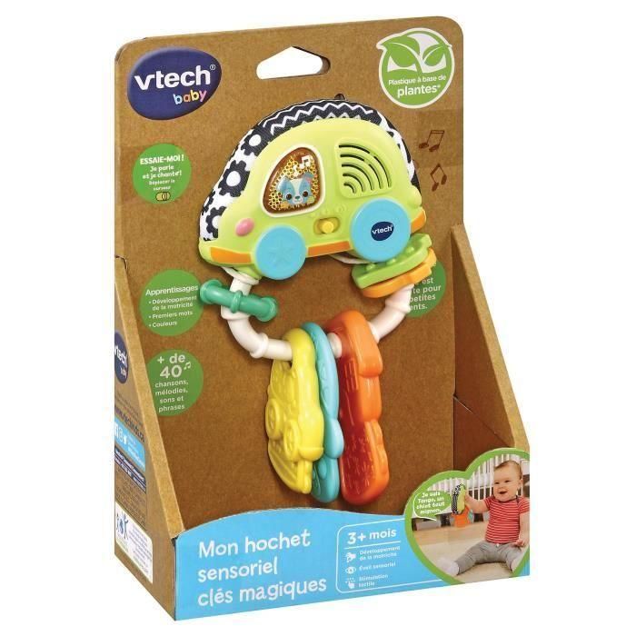 Vtech Baby - My sensory sonajero Llaves mágicas (bioplástica) 2 Vtech Baby - My sensory sonajero Llaves mágicas (bioplástica) 2