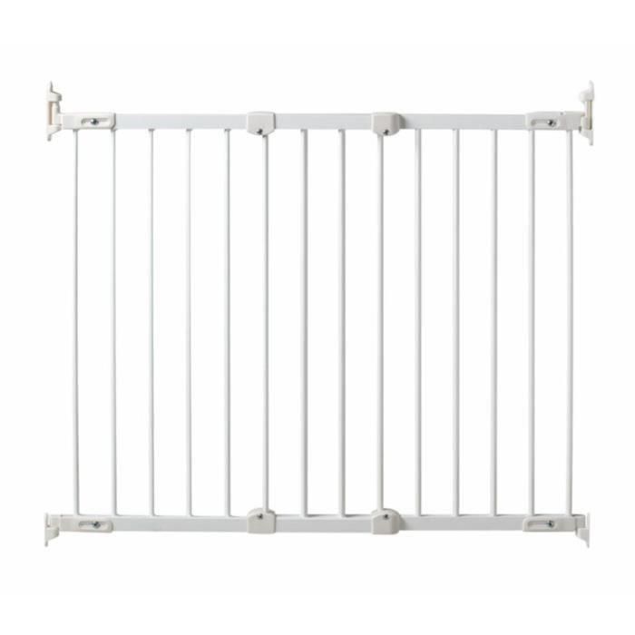 Webaby Barrera de seguridad WEB1712145707232 - 72 a 108 cm - Blanco