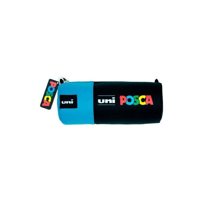 Posca Estuche De Lona 8,5x19,5 cm Negro-Azul Posca Estuche De Lona 8,5x19,5 cm Negro-Azul