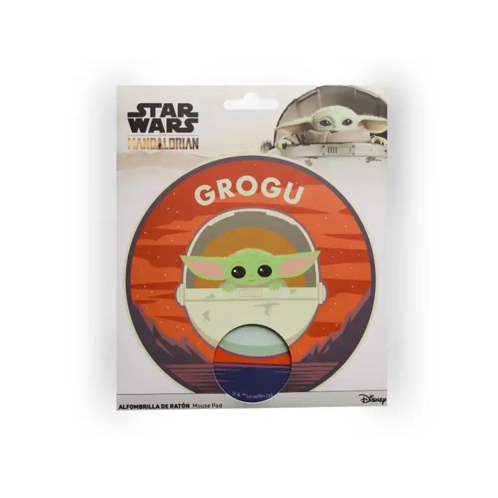 Wondee Alfombrilla de Ratón Redonda Grogu Mandalorian Antideslizante 200 mm Control Preciso Cómoda Lavable 6