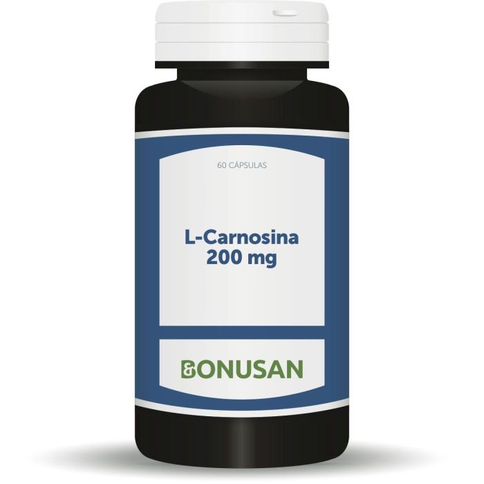 BONUSAN L-Carnosina 200 Mg 60 Cápsulas Vegetarianas, Suplemento para Deportistas y Absorción Óptima