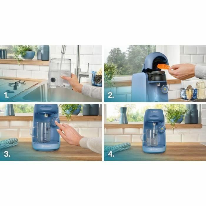 Bosch BOS4242005308811 Cafetera Multibebidas TASSIMO T16 Finesse Azul 4