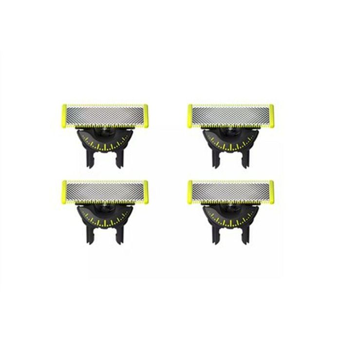 Philips QP440/50 Cabezal de Afeitar OneBlade - Pack 4 Hojas de Repuesto 360