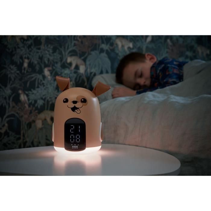 Despertador con luz nocturna - BIGBEN - Forma de perro - Pantalla LED, 3 melodías, Intensidad regulable, Fuente de alimentación. 230V 4 Despertador con luz nocturna - BIGBEN - Forma de perro - Pantalla LED, 3 melodías, Intensidad regulable, Fuente de alimentación. 230V 4