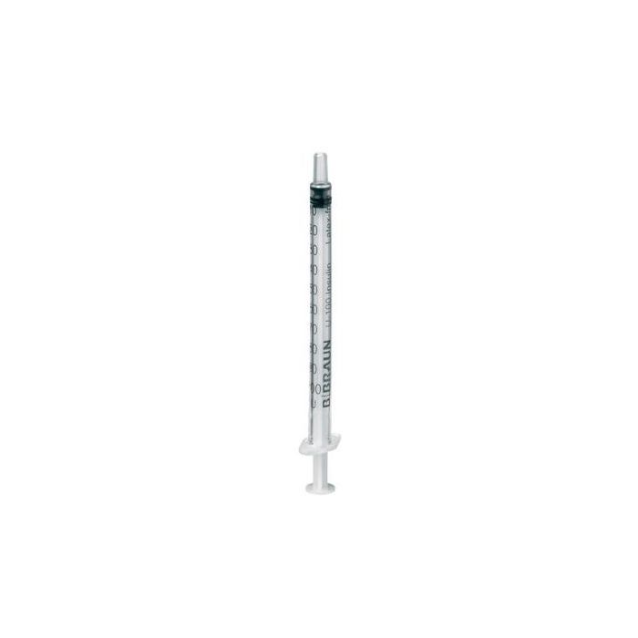 B. Braun Jeringa Omnifix Insulina 100Ui 1 mL S-Aguja 100Ud