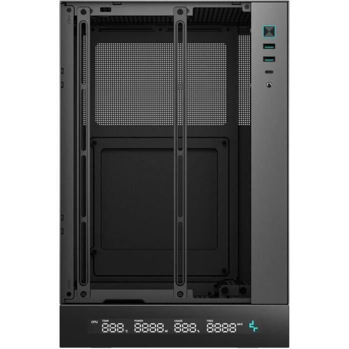 Minitorre digital DEEPCOOL CH170 sin fuente de alimentación - Formato M-ITX - Negro 1 Minitorre digital DEEPCOOL CH170 sin fuente de alimentación - Formato M-ITX - Negro 1