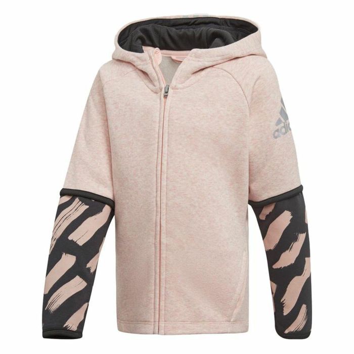 Chaqueta Infantil Adidas Cover Up Rosa claro Chaqueta Infantil Adidas Cover Up Rosa claro