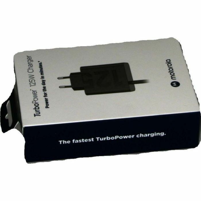 Motorola Cargador Rápido TurboPower 125W Universal USB-C con Tecnología GaN y Protección de Sobrecarga para Smartphones, Tablets y Portátiles, Negro. 4 Motorola Cargador Rápido TurboPower 125W Universal USB-C con Tecnología GaN y Protección de Sobrecarga para Smartphones, Tablets y Portátiles, Negro. 4