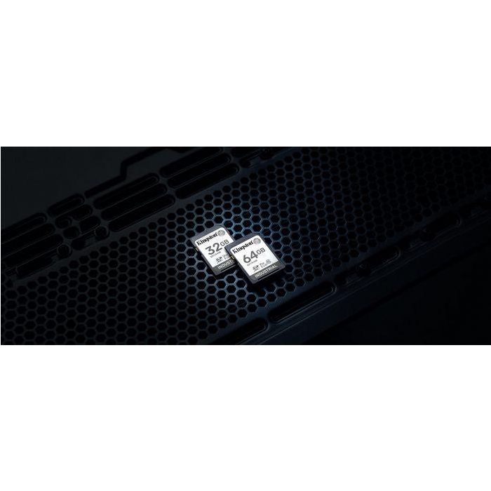 Kingston Tarjeta SD Industrial 32GB pSLC UHS-I U3 A1 hasta 100MB/s -40°C a 85°C para Automatización/POS 4