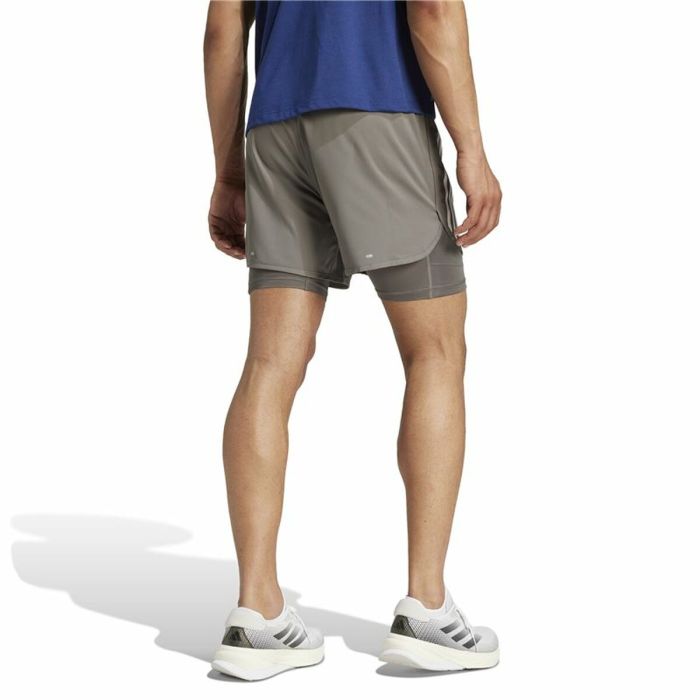 Pantalones Cortos Deportivos para Hombre Adidas Own The Run 3 Bandas 2In1 4 Pantalones Cortos Deportivos para Hombre Adidas Own The Run 3 Bandas 2In1 4
