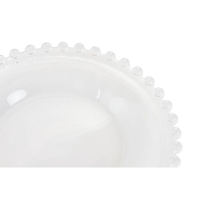 DKD Home Decor Plato Básico de Cristal Transparente 15.6x1.7x15.6 cm, Apto para Microondas y Lavavajillas 2 DKD Home Decor Plato Básico de Cristal Transparente 15.6x1.7x15.6 cm, Apto para Microondas y Lavavajillas 2